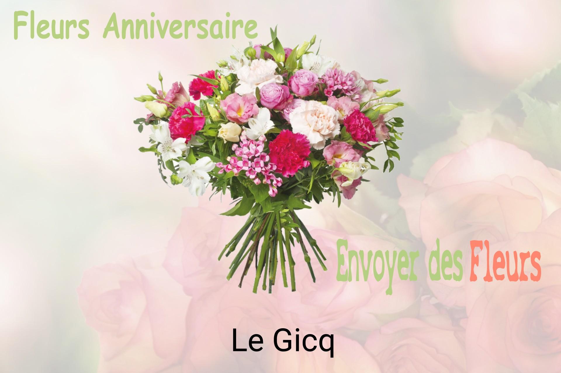 Bouquet de fleurs d’anniversaire livré à Le Gicq